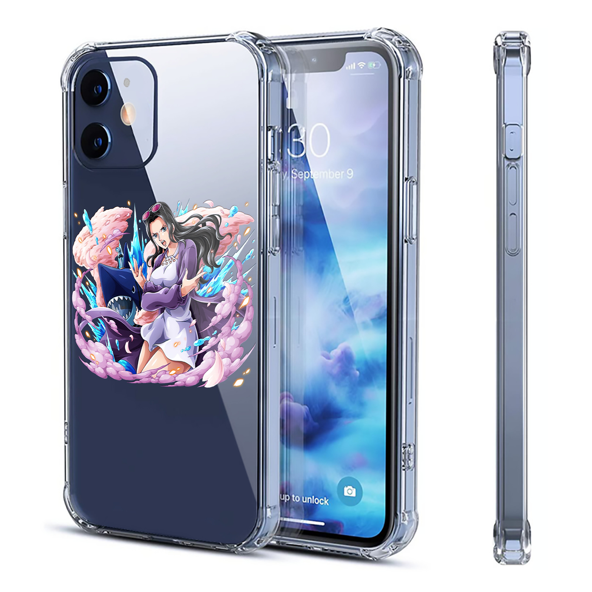（画像用） ワンピース ニコ・ロビン ONE PIECE Nico Robin 【iPhone 12シリーズ対応】透明スマホケース（クリアソフトケース）